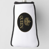 クイーン・アンド・クラウン・エンブレム  ゴルフヘッドカバー (回転90)