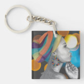 クイーン/エンジェル – アクリルキーチェーン キーホルダー (正面)