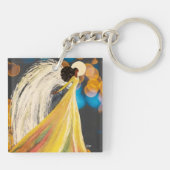 クイーン/エンジェル – アクリルキーチェーン キーホルダー (裏面)