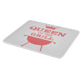 クイーン・オブ・ザ・グリル，ピンク カッティングボード (角)