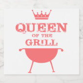 クイーン・オブ・ザ・グリル，ピンク ビールラベル (シングルラベル)