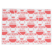 クイーン・オブ・ザ・グリル，ピンク ラージペーパーバッグ (裏面)