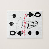 クイーン・オブ・スペードビキニガールThunder_Cove ジグソーパズル (横)