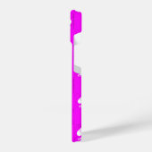 クイーン・オブ・スペード電話ケースピンク白市松模様に色QoS iPhoneケース (左側面)