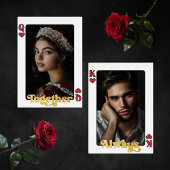 クイーン・オブ・ハートカスタムフォト・ヴァレンティーズ・デイ 箔シーズンカード