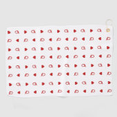 クイーン・オブ・ハートクイーンオブザコースバレンタイン ゴルフタオル (横)