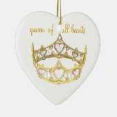 クイーン・オブ・ハートクラウンオーナメントクリスティーブラー セラミックオーナメント (右)
