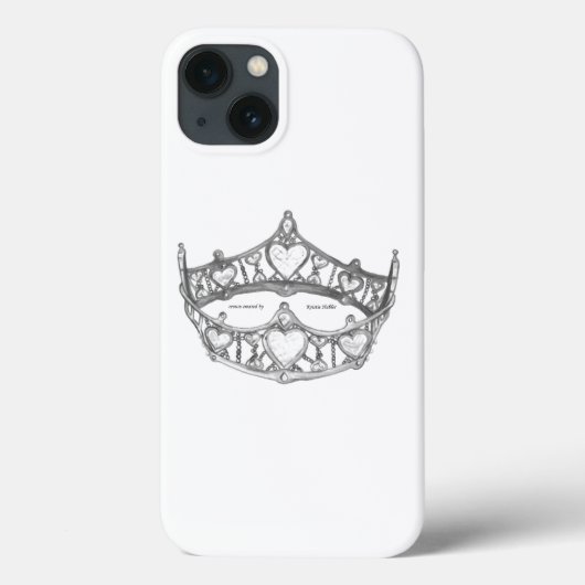 クイーン・オブ・ハートシルバークラウンティアラiphone 6ケース Case-Mate iPhoneケース (裏面)