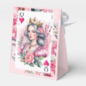 クイーン・オブ・ハートズ遊・カード・ピンク・ブライダルシャワー フェイバーボックス (裏面サイド)