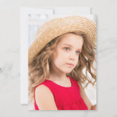 クイーン・オブ・ハートバラ誕生日パーティー写真 招待状 (裏面)