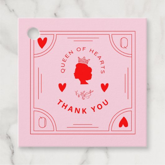クイーン・オブ・ハート誕生日 フェイバータグ (正面)