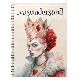 クイーン・オブ・ハート誤認識ノート ノートブック