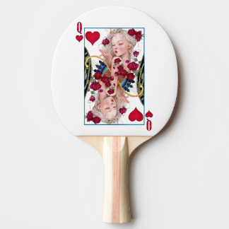 クイーン・オブ・ハート・オーバーサイズグラフィック、トランプ 卓球ラケット