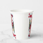 クイーン・オブ・ハート・オーバーサイズグラフィック、トランプ 紙コップ (右)