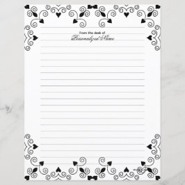 クイーン・オブ・ハート – ブラックライン紙シート