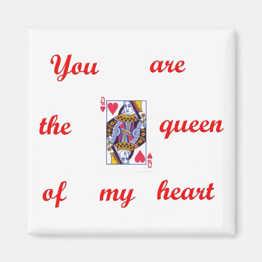 クイーン・オブ・ハート・マグネット マグネット (正面)