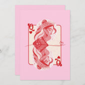 クイーン・オブ・ハート・レッド名門私立校風の・アート シーズンカード (正面/裏面)