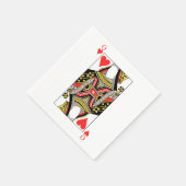 クイーン・オブ・ハート – 画像の追加 スタンダードカクテルナプキン (角)