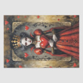 クイーン・オブ・ハート#4デクページ 薄葉紙 (正面)