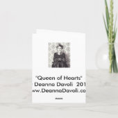 クイーン・オブ・ハート- Notecard カード (裏面)