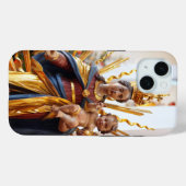 クイーン・オブ・天国ヴァージンメアリーベビーイエスクリスチャン Case-Mate iPhoneケース (裏面 (横))
