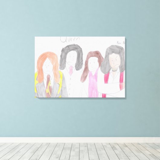 クイーン キャンバスプリント (インサイチュ (ウッドフロア))