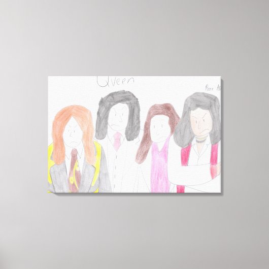 クイーン キャンバスプリント (正面)