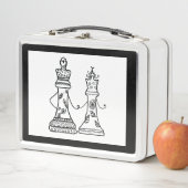 クイーン&キングラブチェスメタルランチボックス メタルランチボックス (インサイチュ)