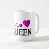 クイーン コーヒーマグカップ (正面右)