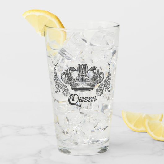 クイーン タンブラーグラス (アイス正面)