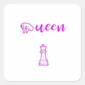 クイーン – チェスの中で最も強力な作品 スクエアシール (正面)