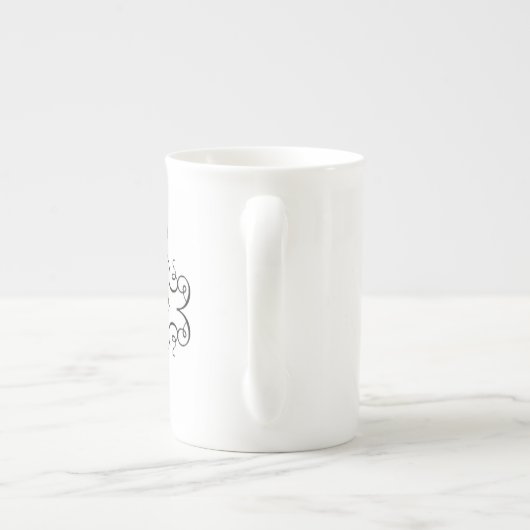 「クイーン」ティアラ中国マグ ボーンチャイナマグカップ (裏面)