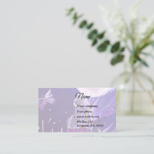 クイーン・フェアリー 名刺 (スタンド正面)