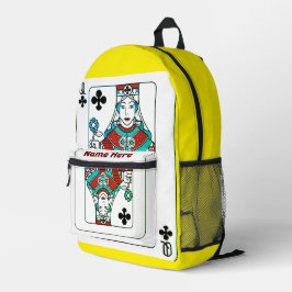 クイーン プリントバックパック