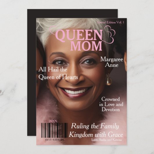 クイーン・ママ・マガジン・カバー シーズンカード (正面/裏面)