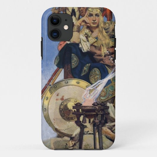 クイーン・メイヴ 戦士姫 ファンタジー・アート Case-Mate iPhoneケース (裏面)