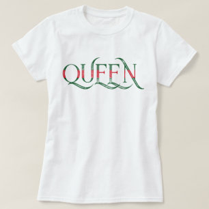 クイーン ラグジュアリー アウトフィット ユニーク ギフト デザイナー ロゴ Tシャツ