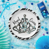 「クイーン」王室のパーティープレート ペーパープレート (パーティー)