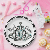 「クイーン」王室のパーティープレート ペーパープレート (パーティー)