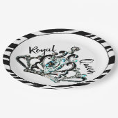 「クイーン」王室のパーティープレート ペーパープレート (アングル)