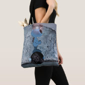 クウィビー | The Sphere Rider Tote Bag トートバッグ (クローズアップ)