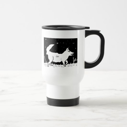 クウィンは軽減の虫を身に着けています トラベルマグ (右)