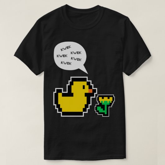 クウェクククウェクダック Tシャツ (デザイン正面)