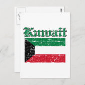 クウェグランジート国旗 ポストカード (正面/裏面)