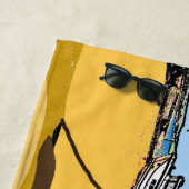 クウェント魚釣りボート ビーチタオル (インサイチュ)