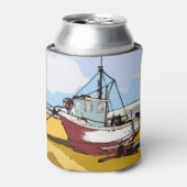 クウェント魚釣りボート 缶クーラー (缶正面)