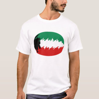 クウェートのすごい旗クウェート Tシャツ