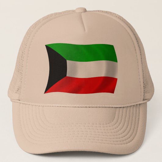 クウェートの国旗ハット キャップ (正面)