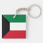 クウェートの国旗 キーホルダー (裏面)