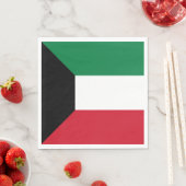 クウェートの国旗 スタンダードランチョンナプキン (インサイチュ)